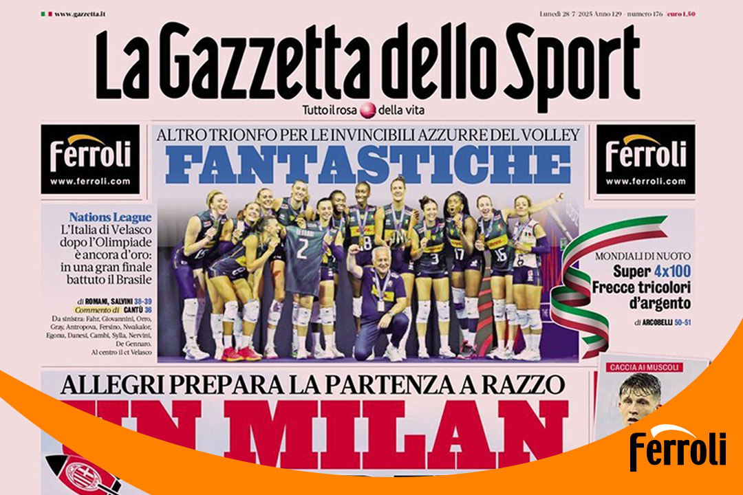 凯发一触即发强势上岸《米兰体育报》头版！